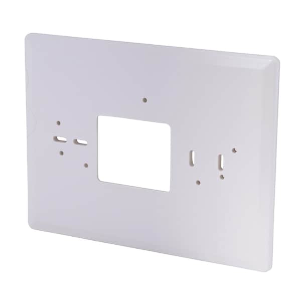 White-Rodgers 6.75 in. Wx4.5 in. H SensiTouchWallPlt - F61-2689