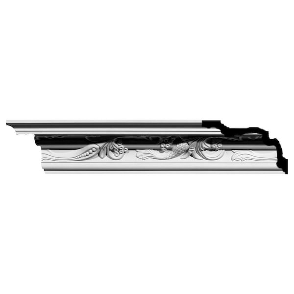 Ekena Millwork SAMPLE - 4 1/2"H x 7 1/4"P x 8 1/2"F x 12"L Piedmont Moulding - SAMPLE-MLD04X07X08PE