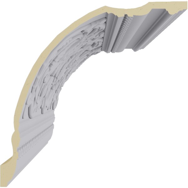 Ekena Millwork 16 3/8"H x 16 1/2"P x 23 3/8"F x 82"L Marcella Crown Moulding - MLD16X16X23MA