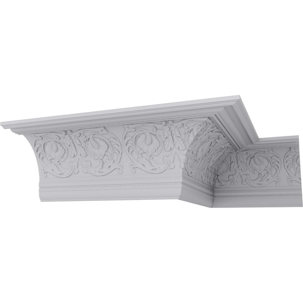 Ekena Millwork 16 3/8"H x 16 1/2"P x 23 3/8"F x 82"L Marcella Crown Moulding - MLD16X16X23MA