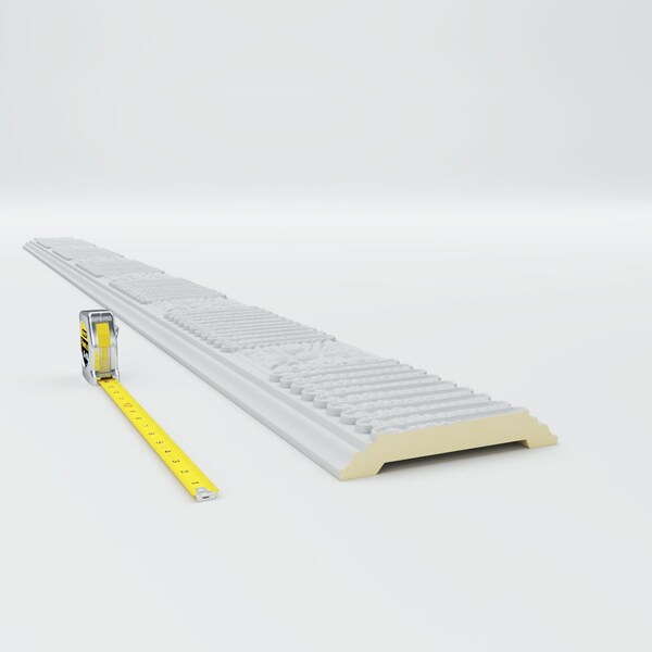 Ekena Millwork Chair Rail Moulding, Urethane, 96 in L, 7-7/8 in H - MLD07X01AX