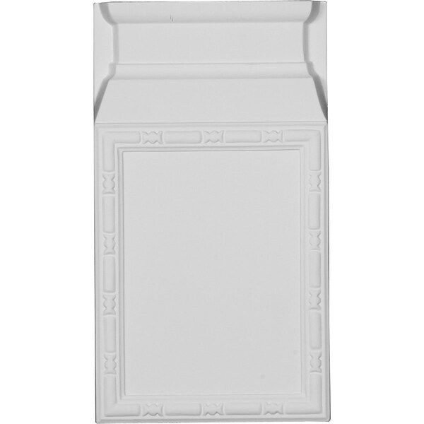 Ekena Millwork Plinth Block, Polyurethane, 11-5/8 in H, 6-1/2 in W - PB06X11X01OD