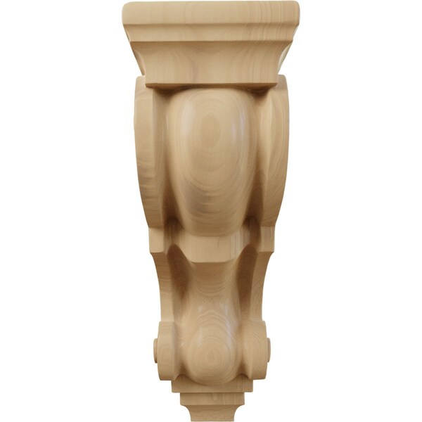 Ekena Millwork 5"W x 6 3/4"D x 14"H Large Traditional Wood Corbel, Cherry - CORW05X07X14TRCH