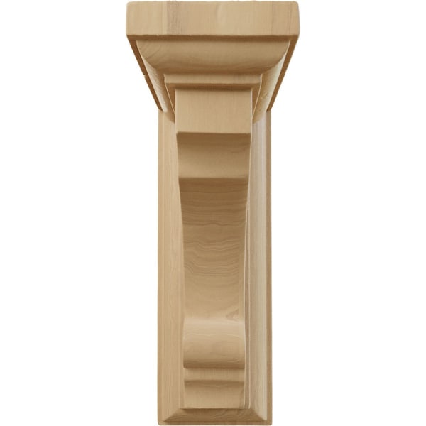 Ekena Millwork 2 1/2"W x 4"D x 6"H Small Thompson Wood Bracket, Cherry - BKTW02X04X06TMCH