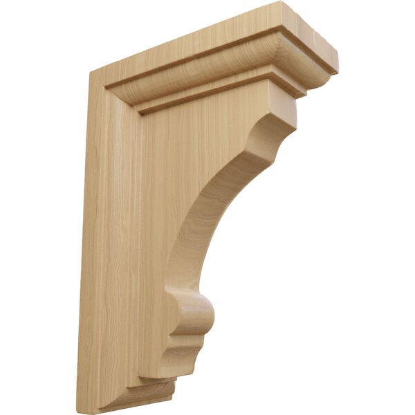 Ekena Millwork 2 1/2"W x 4"D x 6"H Small Thompson Wood Bracket, Cherry - BKTW02X04X06TMCH