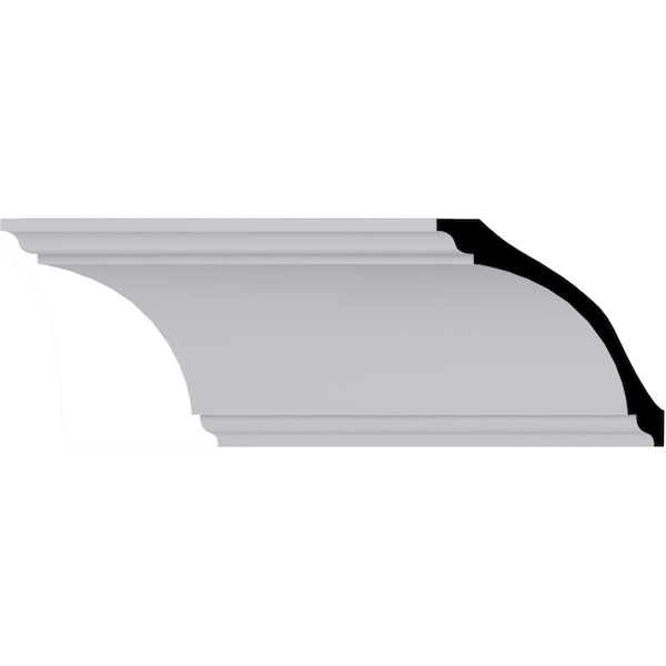 Ekena Millwork 8 3/4"H x 8 3/4"P x 12 3/8"F x 94 1/2"L Dublin Crown Moulding - MLD09X09X12DU