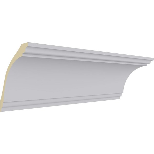 Ekena Millwork 8 3/4"H x 8 3/4"P x 12 3/8"F x 94 1/2"L Dublin Crown Moulding - MLD09X09X12DU