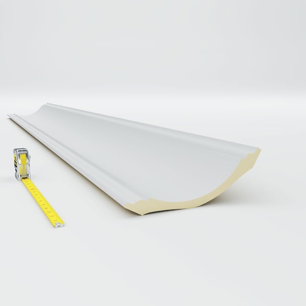 Ekena Millwork 8 3/4"H x 8 3/4"P x 12 3/8"F x 94 1/2"L Dublin Crown Moulding - MLD09X09X12DU