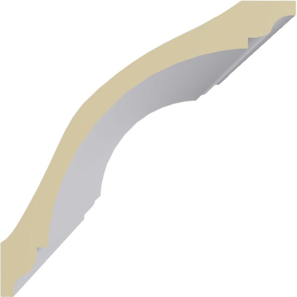 Ekena Millwork 8 3/4"H x 8 3/4"P x 12 3/8"F x 94 1/2"L Dublin Crown Moulding - MLD09X09X12DU