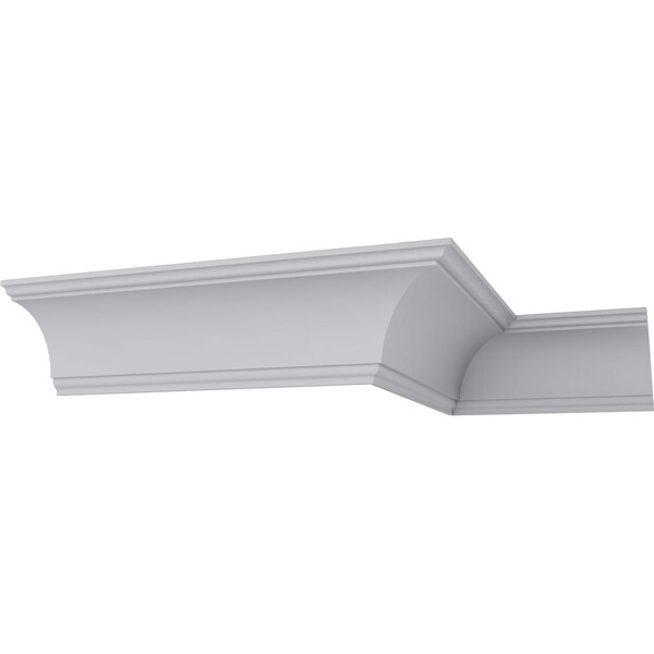 Ekena Millwork 8 3/4"H x 8 3/4"P x 12 3/8"F x 94 1/2"L Dublin Crown Moulding - MLD09X09X12DU