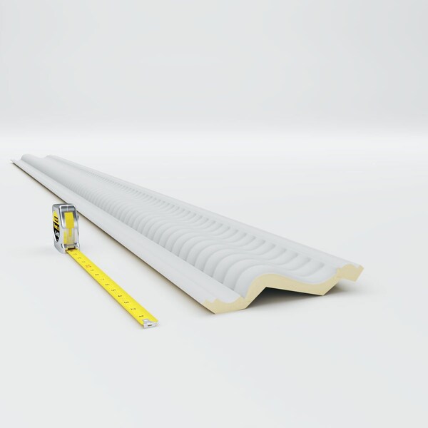 Ekena Millwork 6 1/2"H x 6"P x 8 5/8"F x 94 1/2"L Carrillo Large Crown Moulding - MLD06X06X09CI