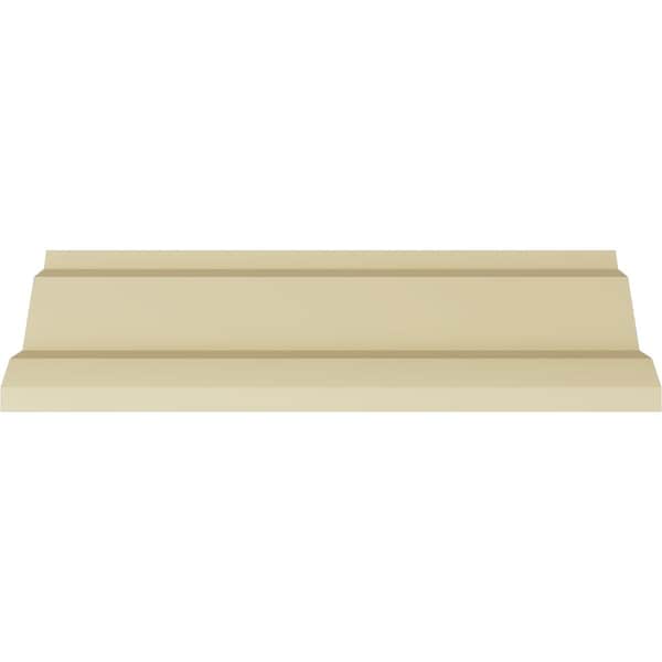 Ekena Millwork 6 1/2"H x 6"P x 8 5/8"F x 94 1/2"L Carrillo Large Crown Moulding - MLD06X06X09CI