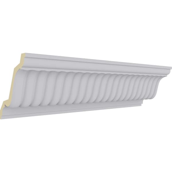 Ekena Millwork 6 1/2"H x 6"P x 8 5/8"F x 94 1/2"L Carrillo Large Crown Moulding - MLD06X06X09CI