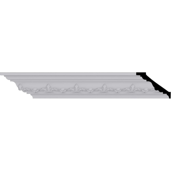 Ekena Millwork 2 3/8"H x 3 1/8"P x 3 3/4"F x 94 1/2"L, (2 7/8" Repeat) Empire Crown Moulding - MLD02X03X04EM