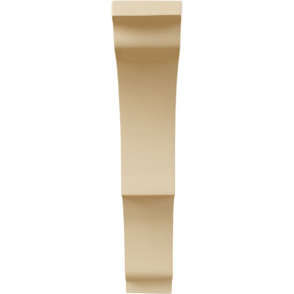 Ekena Millwork 1 3/4"W x 6 1/2"D x 9"H Small Avila Wood Bracket, Maple - BKTW01X06X09AVMA