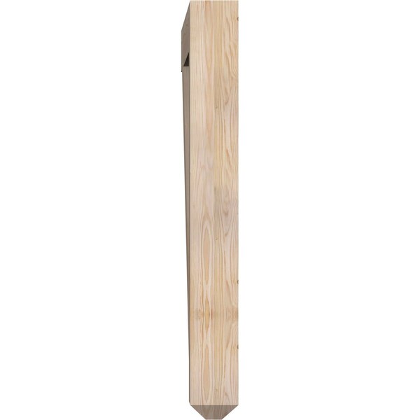 Ekena Millwork Thorton Craftsman Smooth Bracket, Douglas Fir, 5 1/2"W x 48"D x 48"H - BKT06X48X48THR04SDF