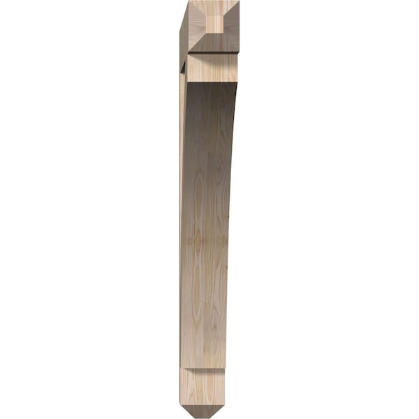 Ekena Millwork Thorton Craftsman Smooth Bracket, Douglas Fir, 5 1/2"W x 48"D x 48"H - BKT06X48X48THR04SDF