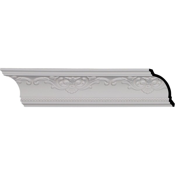 Ekena Millwork SAMPLE - 4 3/8"H x 4"P x 5 7/8"F x 12"L, (9 5/8" Repeat), Versailles Crown Moulding - SAMPLE-MLD04X04X06VE
