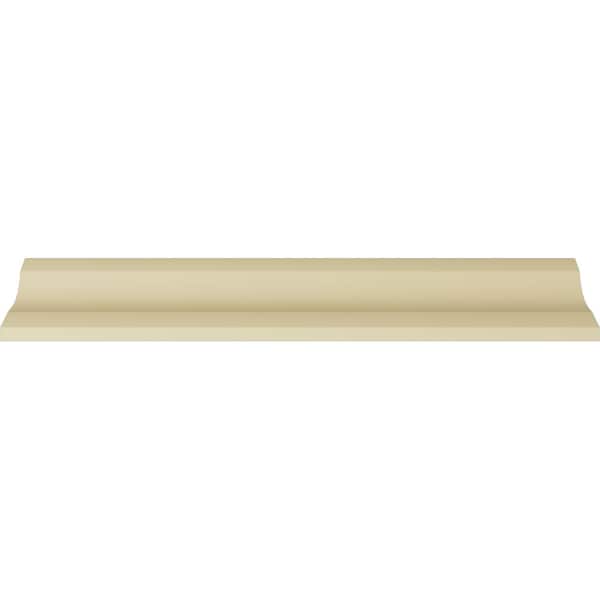 Ekena Millwork 5 1/8"H x 4 3/4"P x 7"F x 94 1/2"L Heaton Crown Moulding - MLD05X05X07HE