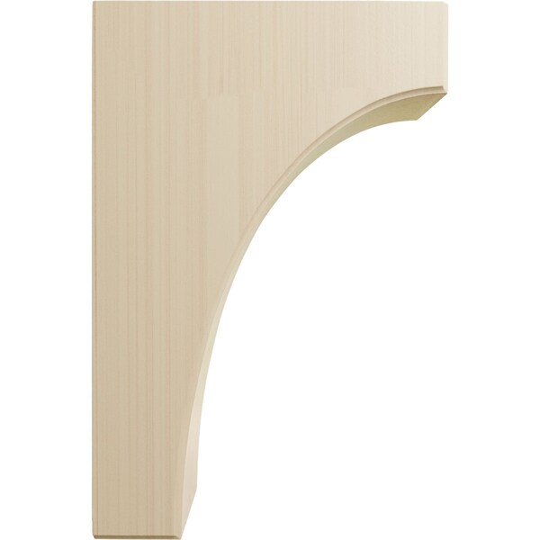 Ekena Millwork 3 1/2"W x 8"D x 12"H Clarksville Bracket, Rubberwood - BKTW04X08X12CVRW
