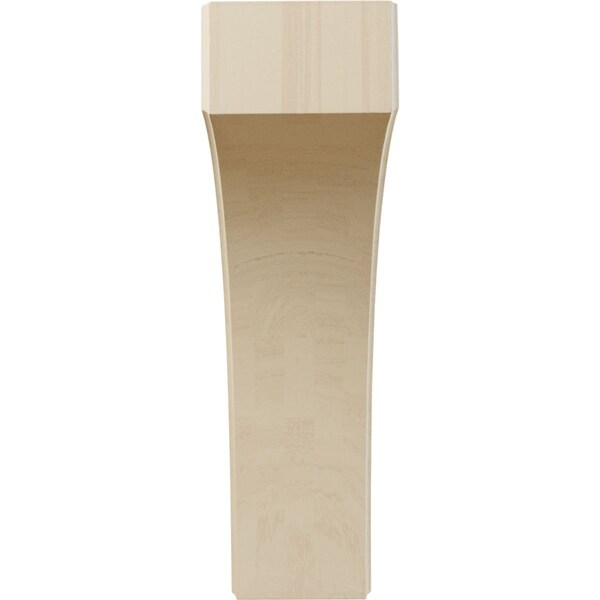 Ekena Millwork 3 1/2"W x 8"D x 12"H Clarksville Bracket, Rubberwood - BKTW04X08X12CVRW
