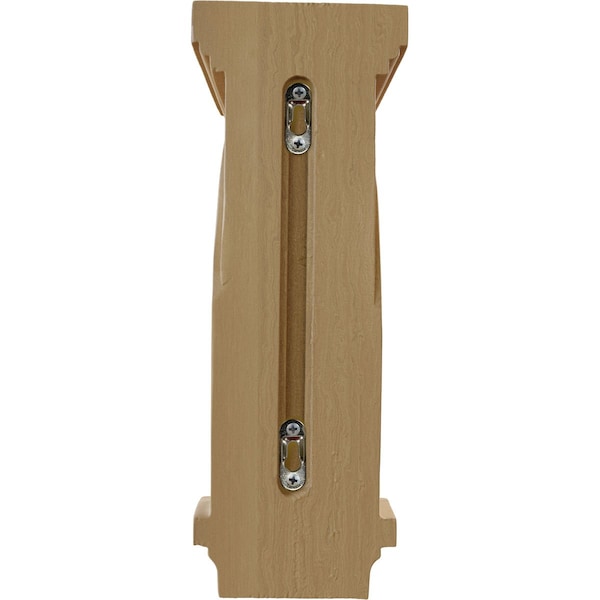 Ekena Millwork 4 1/2"W x 5 5/8"D x 12"H Scroll Corbel, Cherry - COR04X05X12SCCH