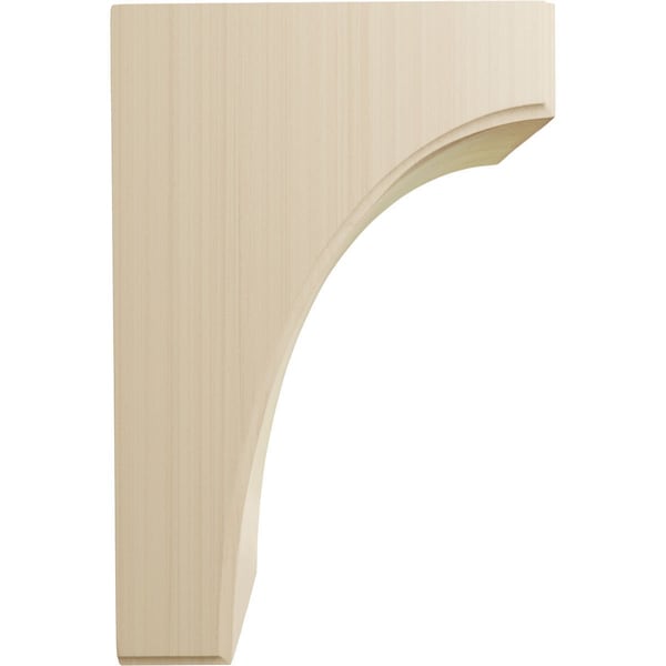 Ekena Millwork 5 1/4"W x 8"D x 12"H Clarksville Bracket, Rubberwood - BKTW05X08X12CVRW