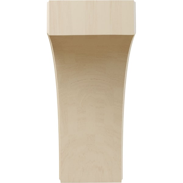 Ekena Millwork 5 1/4"W x 8"D x 12"H Clarksville Bracket, Rubberwood - BKTW05X08X12CVRW