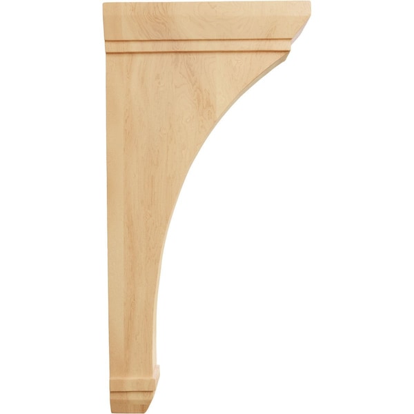 Ekena Millwork 2 1/4"W x 7"D x 14"H Stockport Bracket, Red Oak - BKT02X07X14STRO