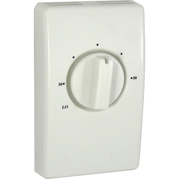 Tpi TPI D2022 Thermostat, 22 A, 2-Pole, 120 to 240 V, Ivory - D2022