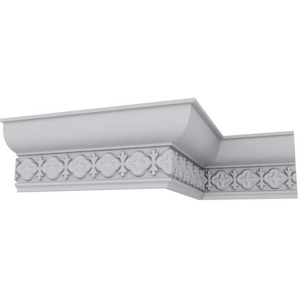 Ekena Millwork 3 7/8"H x 2 1/8"P x 4 1/2"F x 94 1/2"L Amelia Crown Moulding - MLD04X02X04AM