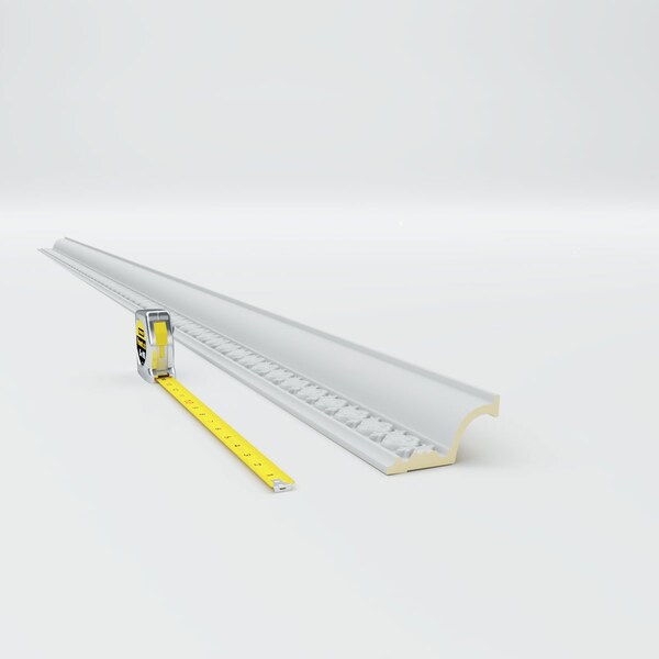 Ekena Millwork 3 7/8"H x 2 1/8"P x 4 1/2"F x 94 1/2"L Amelia Crown Moulding - MLD04X02X04AM