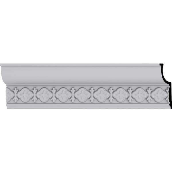 Ekena Millwork 3 7/8"H x 2 1/8"P x 4 1/2"F x 94 1/2"L Amelia Crown Moulding - MLD04X02X04AM