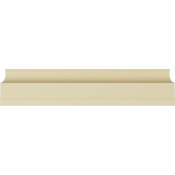 Ekena Millwork 3 7/8"H x 2 1/8"P x 4 1/2"F x 94 1/2"L Amelia Crown Moulding - MLD04X02X04AM