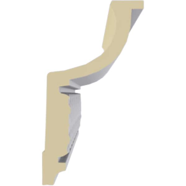 Ekena Millwork 3 7/8"H x 2 1/8"P x 4 1/2"F x 94 1/2"L Amelia Crown Moulding - MLD04X02X04AM