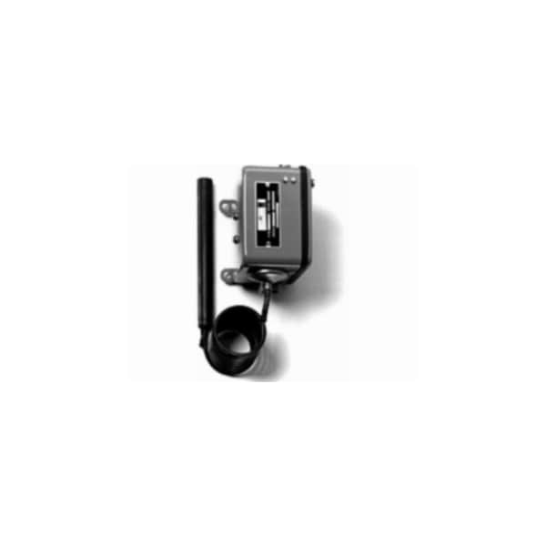 Johnson Controls Temp Control, Single Func, DPST, Open Low, Close High, Open Low, 15 Degrees to 55 Degrees F, DPST - A72AA-2C
