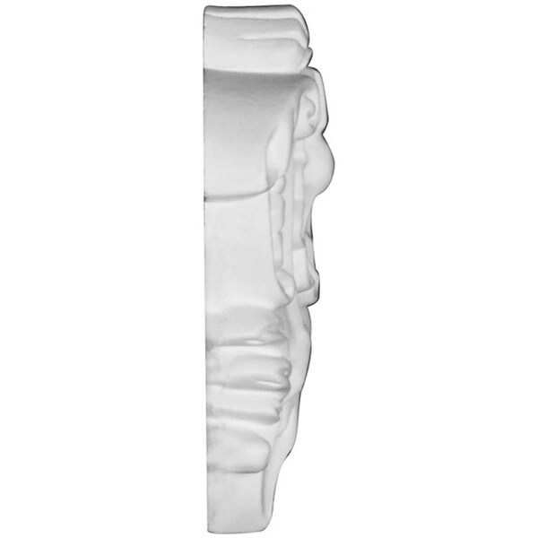Ekena Millwork 2 5/8"W x 3 3/8"H x 1/2"P Shell Onlay - ONL03X03X01SH