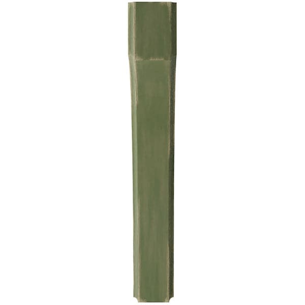Ekena Millwork 1 3/4"W x 10"D x 12"H Clarksville Wood Vintage Decor Bracket, Restoration Green - BKTWD02X10X12CVGR