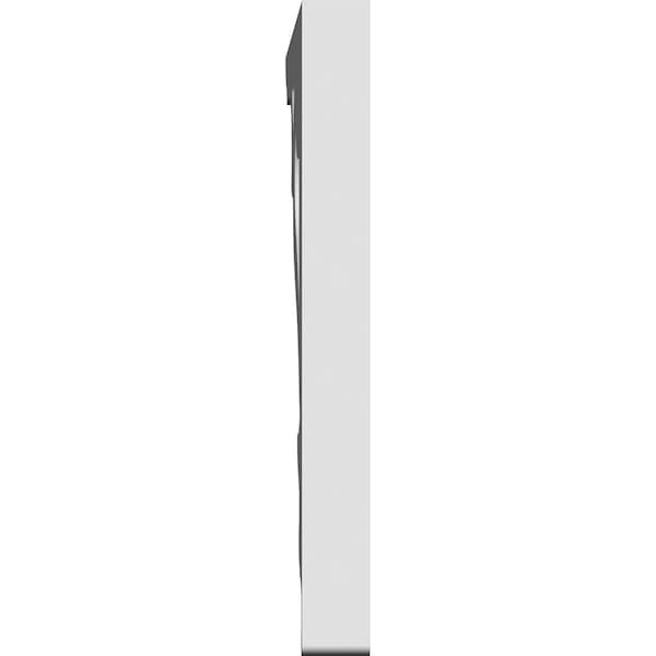 Ekena Millwork Brontes Architectural Grade PVC Bracket, 5/8"W X 6"D X 6"H - BKTP01X06X06BR