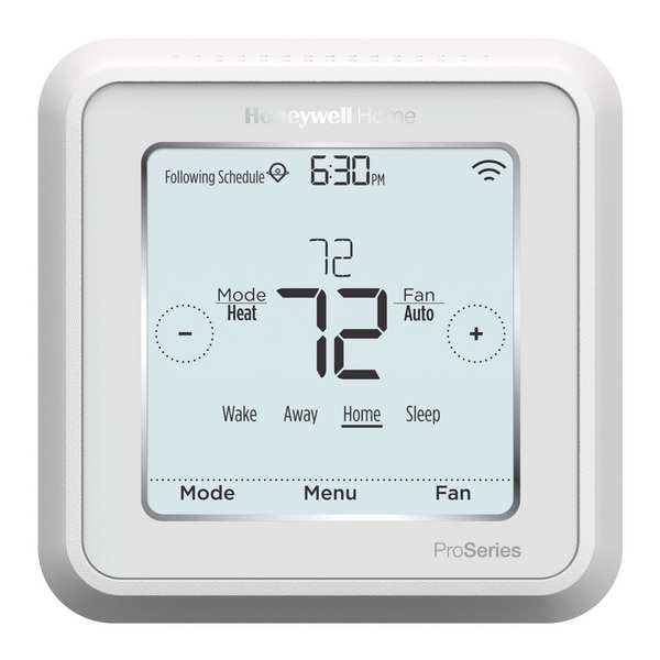 Honeywell Home WiFi Thermostat, 7, 5-2, 5-1-1 Programs, 3 H, 2 C, Wall Mount, Hardwired, 20/30VAC - TH6320WF2003/U