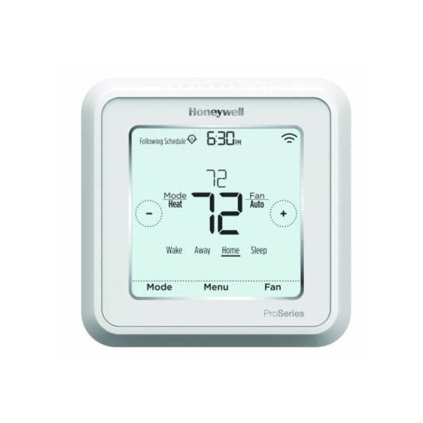 Honeywell Home WiFi Thermostat, 7, 5-2, 5-1-1 Programs, 3 H, 2 C, Wall Mount, Hardwired, 20/30VAC - TH6320WF2003/U