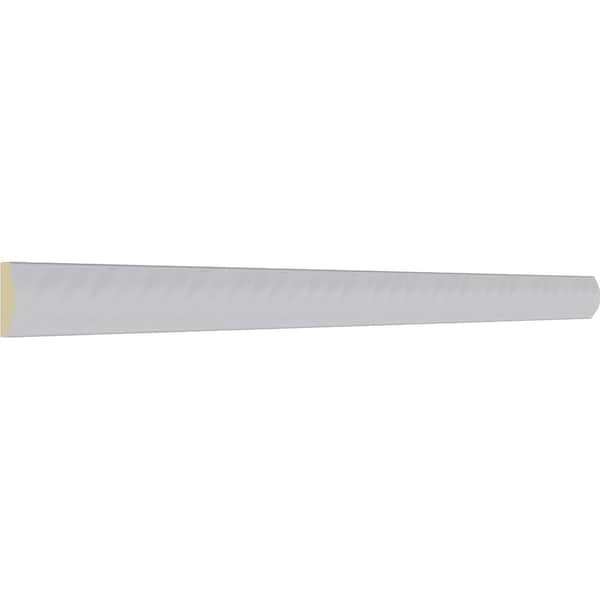 Ekena Millwork Panel Moulding, High Density Urethane, 94-1/2 in L, 1 in H - MLD01X00AL