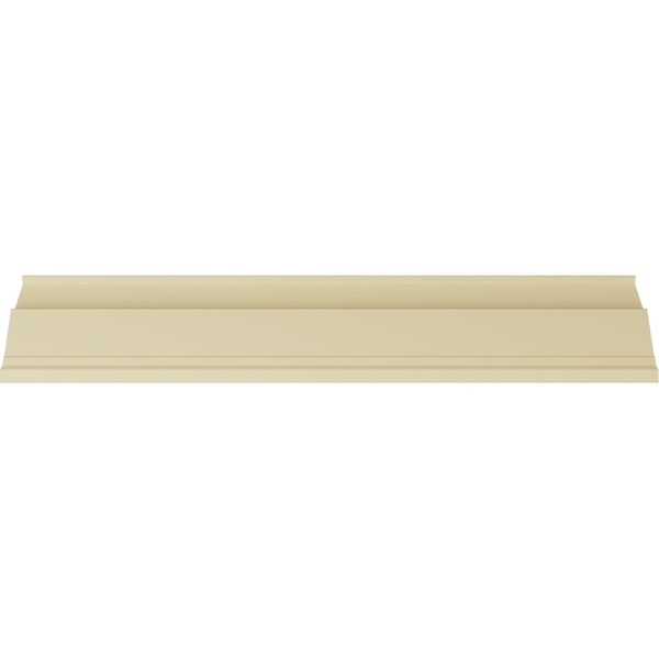 Ekena Millwork 6"H x 4 1/8"P x 7 1/4"F x 94 1/2"L Large Elegant Hampshire Crown Moulding - MLD06X04X07HA