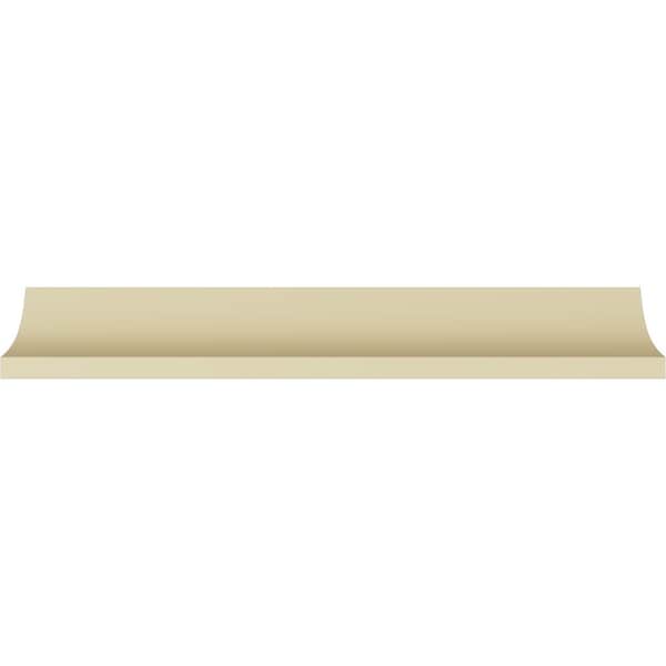 Ekena Millwork 2"H x 2"P x 2 3/4"F x 94 1/2"L Giana Crown Moulding - MLD02X02X02GI