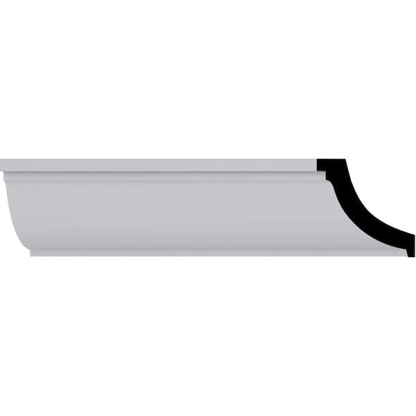 Ekena Millwork 2"H x 2"P x 2 3/4"F x 94 1/2"L Giana Crown Moulding - MLD02X02X02GI