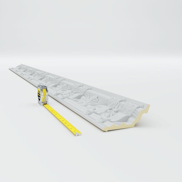 Ekena Millwork 4 7/8"H x 4 1/4"P x 6 1/2"F x 94 1/2"L, (13 5/8" Repeat), Jonee Crown Moulding - MLD04X04X06JO