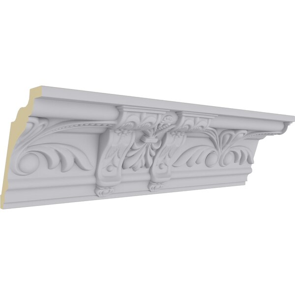 Ekena Millwork 4 7/8"H x 4 1/4"P x 6 1/2"F x 94 1/2"L, (13 5/8" Repeat), Jonee Crown Moulding - MLD04X04X06JO