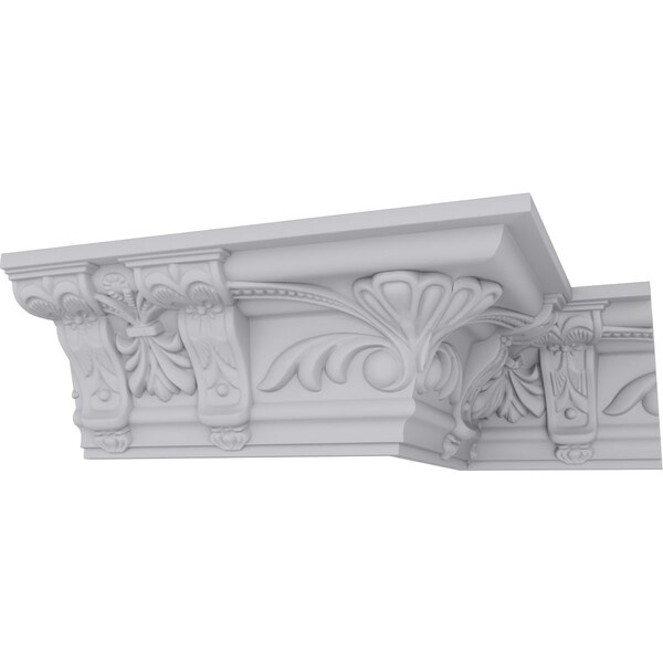Ekena Millwork 4 7/8"H x 4 1/4"P x 6 1/2"F x 94 1/2"L, (13 5/8" Repeat), Jonee Crown Moulding - MLD04X04X06JO
