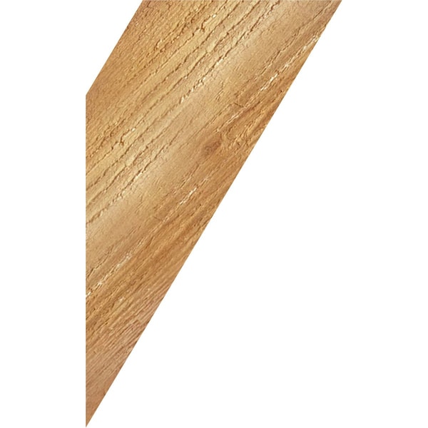 Ekena Millwork 6"W x 6"D x 10"H Traditional Rough Sawn Knee Brace, Western Red Cedar - BRC06X06X10TRA00RWR