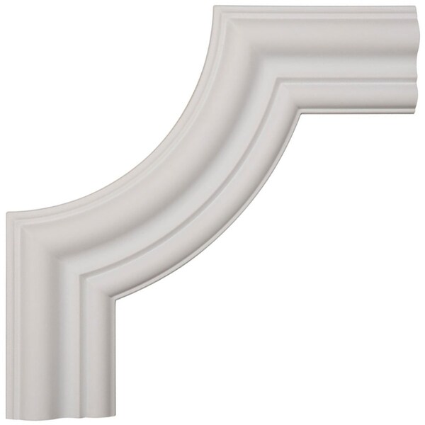 Ekena Millwork 12"W x 12"H x 3/4"P Emery Panel Moulding Corner (matches moulding PML03X00EM) - PML12X12EM